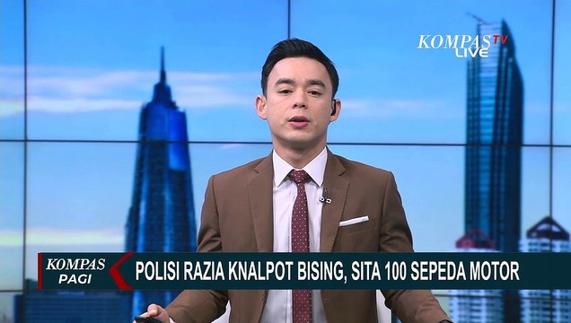 Knalpot Bising Resahkan Warga, Polisi Gelar Razia dan Sita 100 Unit Sepeda Motor!