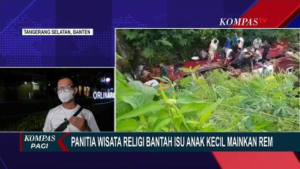 Bus Terjun ke Sungai, Panitia Wisata Religi Bantah Isu Anak Kecil Mainkan Rem Tangan!