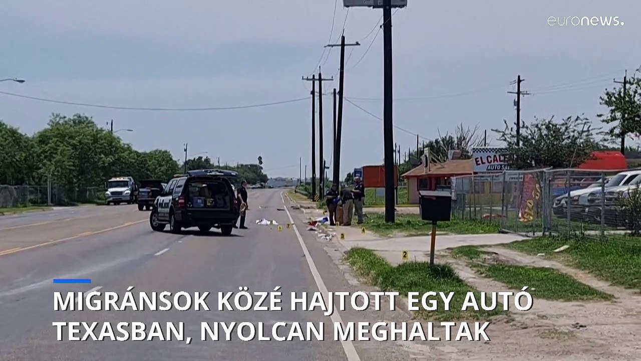 Migránsok közé hajtott egy autó Texasban, nyolcan meghaltak