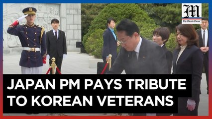 Japanese PM Kishida visits Seoul's National Cemetery