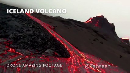 Fascinating Iceland Volcano (Drone Footage)