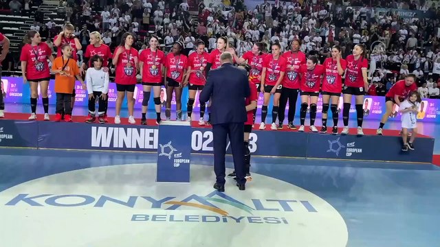 ANTALYA - Hentbol: EHF Kadınlar Avrupa Kupası - Konyaaltı Belediyespor şampiyon oldu
