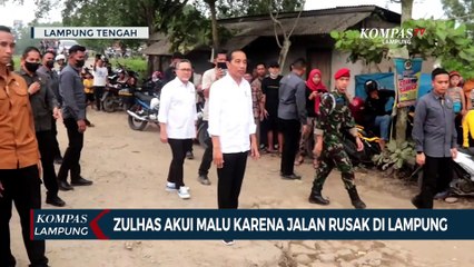 Zulkifli Hasan Akui Malu karena Jalan Rusak di Lampung