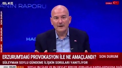 Yalanın böylesi! Süleyman Soylu: Yaralı bir kişi var ve o da itiş kakıştan