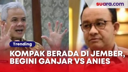 Kompak Mendarat di Jember, Begini Bedanya Safari Ganjar vs Anies