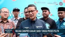 Ditanya soal Wacana Cawapres Ganjar, Sandi: Mohon Bersabar, Tunggu Proses Politik