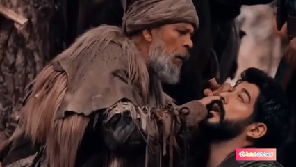 Kumral abdal" saw Osman!! Eyes and Gives Medicine; kurulus osman