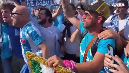 Trionfo Napoli, la festa al Maradona e' da Oscar