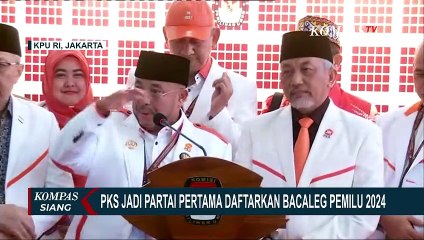 Bawa Rombongan Karnaval Budaya, PKS Daftarkan Bakal Calon Legislatif ke KPU