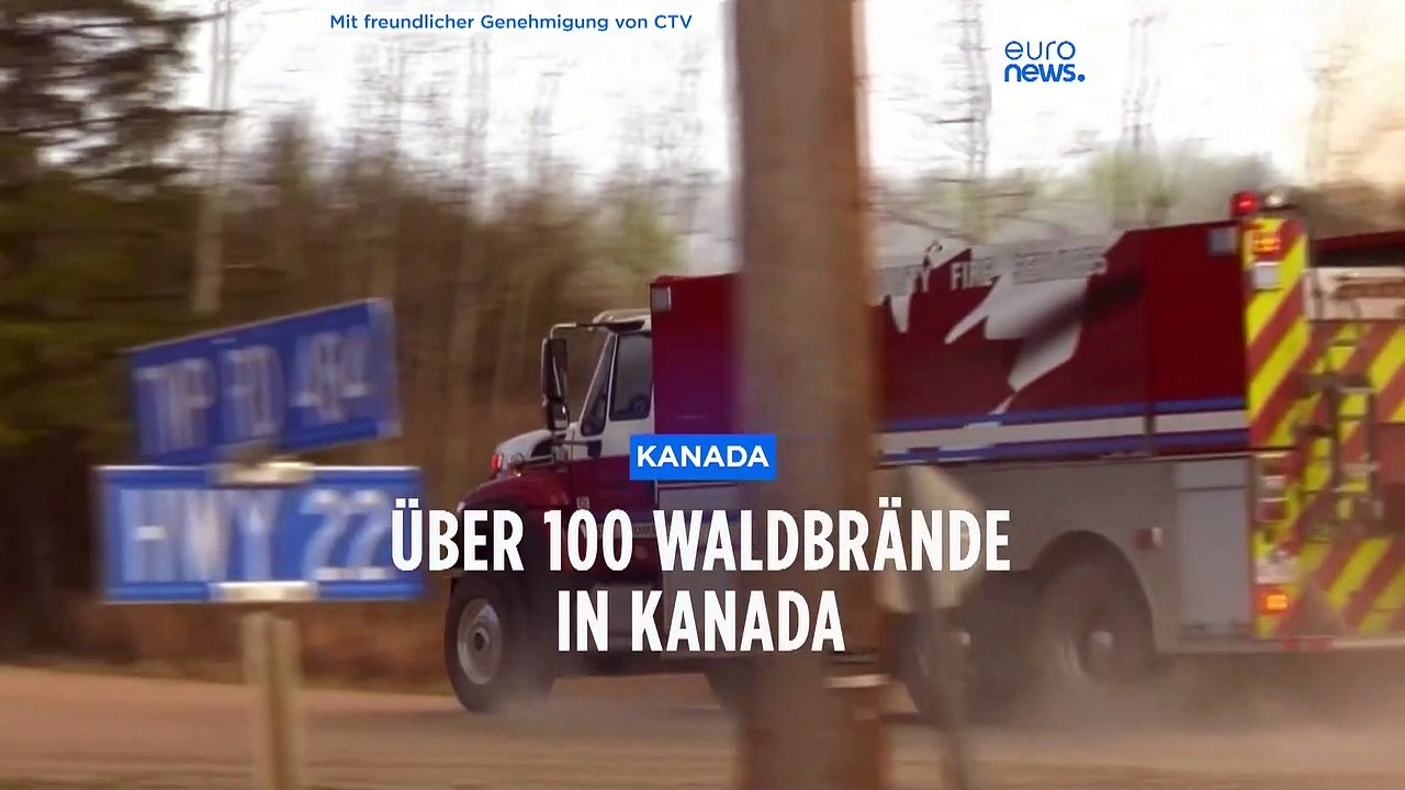 Viele Waldbrände in Westkanada außer Kontrolle