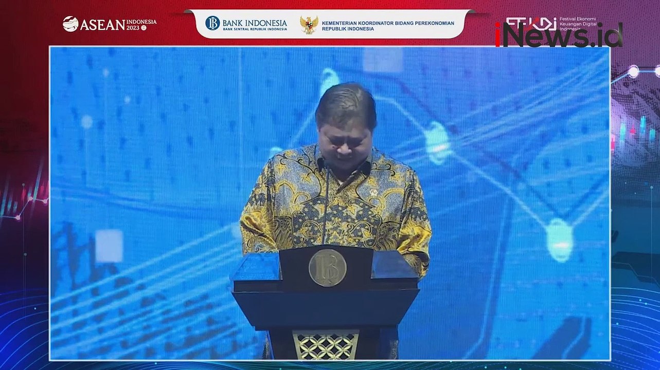 Menko Perekonomian Airlangga Hartarto: RI Dorong Ekosistem Kendaraan Listrik di ASEAN