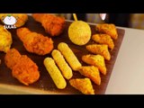 ASMR MUKBANG BBURINKLE Special, Chicken, Cheese ball, Hot dog. Curry chicken.