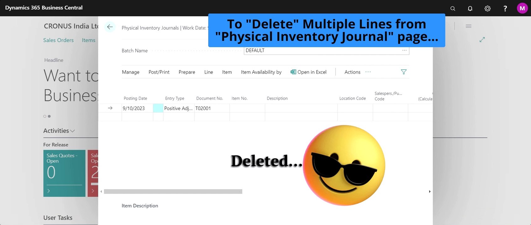 delete-multiple-lines-from-physical-inventory-journal-in-d365bc