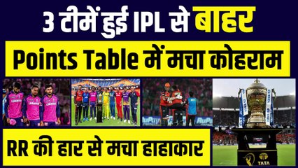 Download Video: IPL 2023 से 3-3 टीमें हुई बाहर, Points Table में मच गया कोहराम, RR की हार से फंसा पेच | IPL 2023 | SRH  vs RR | IPL Points Table