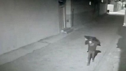 Televizyonu sırtlayıp götüren hırsızın kimliği polisi bile şaşırttı