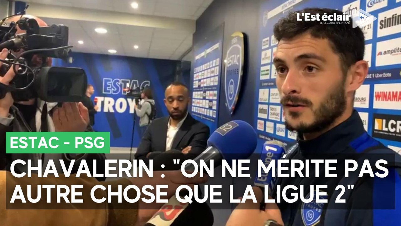Les réactions de Chavalerin, Zoukrou et Gallon après la défaite de l'Estac face au PSG