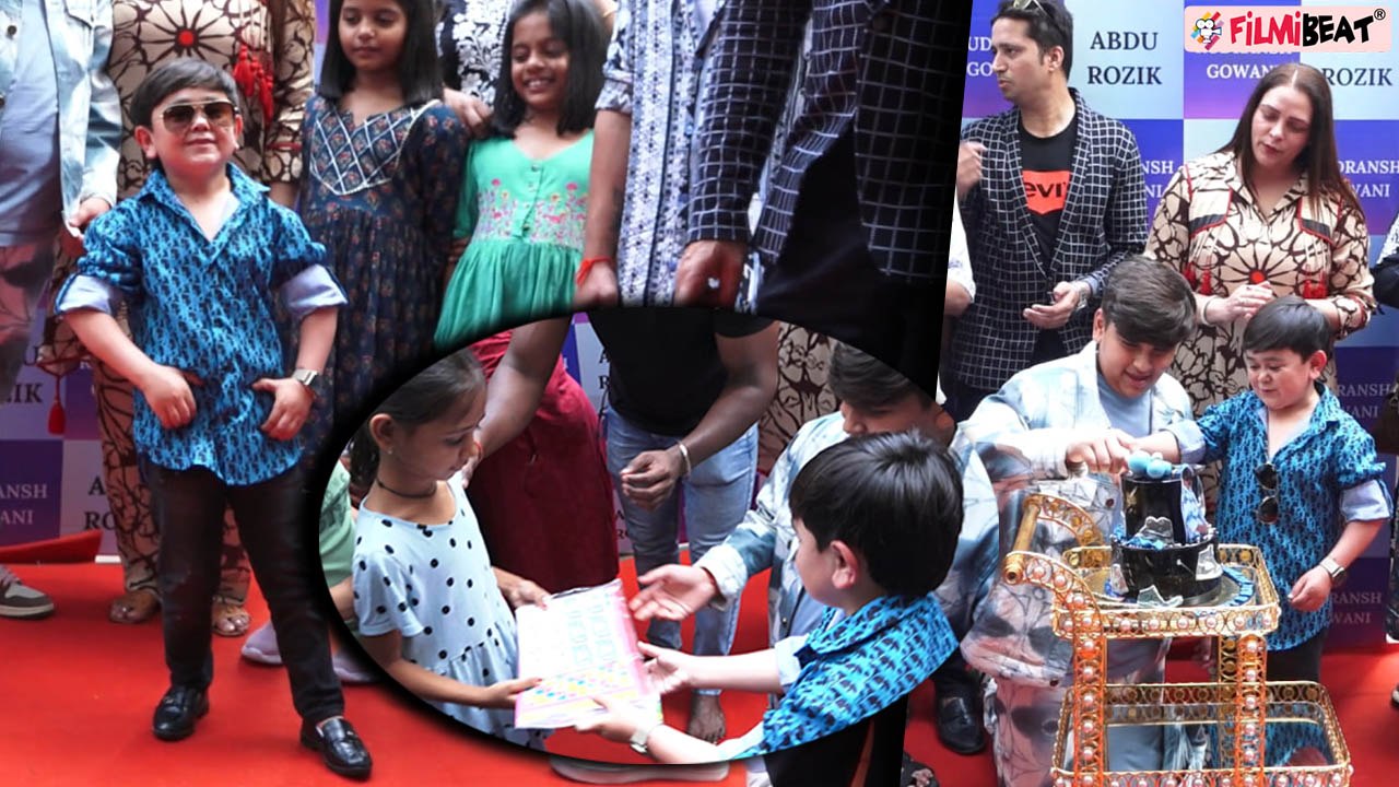 Abdu Rozik ने Fans में बांटे Gifts, Cake Cut कर...