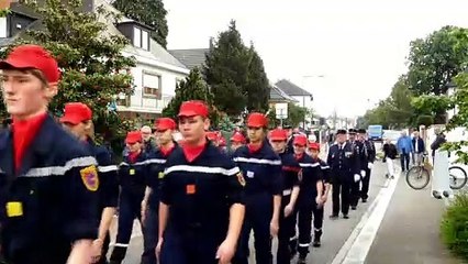 Brumath Arrivé des pompiers 8 mai 2023