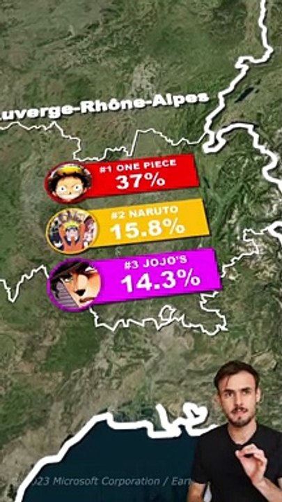 Mangas préférés par région