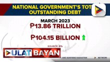 Kabuuang utang ng gobyerno, umabot na sa P13.86T
