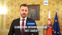 Politische Krise in der Slowakei: Ministerpräsident Eduard Heger tritt zurück