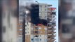 Antalya'da 15 katlı apartmanda korkutan yangın