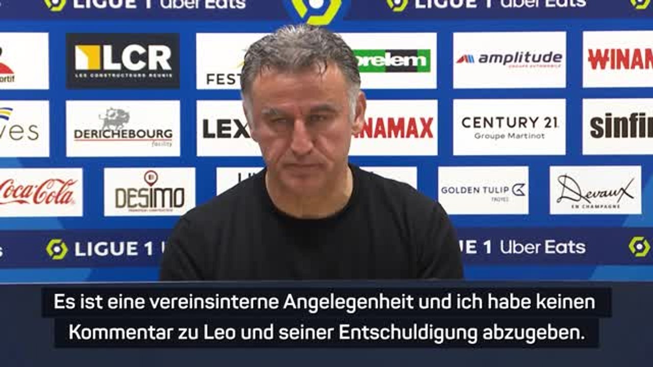 Galtier: 'Kein Kommentar' zu Messi-Botschaft