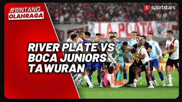 River Plate vs Boca Juniors Tawuran, 6 Pemain Dikartu Merah!
