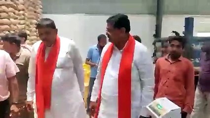 अनाज खरीदी केंद्रों का दौरा,गड़बड़ी पर एफआईआर की चेतावनी