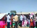 Dearness Relief Camp : महंगाई राहत शिविर में आफत बनकर आया बवंडर, टेंट के नीचे दबे लोग-video