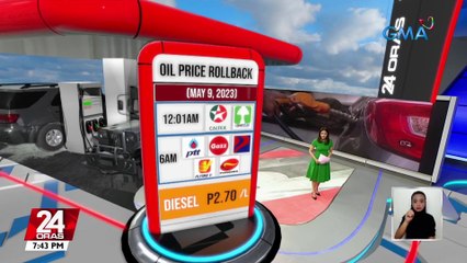 Ilang kumpanya ng langis, magpapatupad ng bawas-singil bukas | 24 Oras