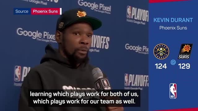 We're going to get better - Durant happy with growing partnership with Booker