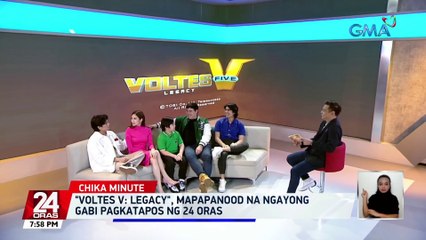"Voltes V: Legacy", mapapanood na ngayong gabi pagkatapos ng 24 Oras | 24 Oras