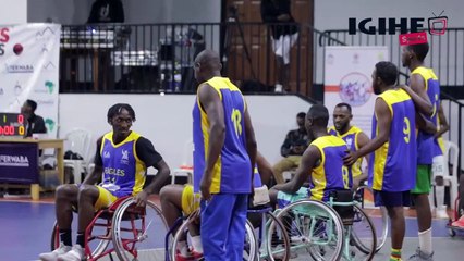 Ibirori muri Basketball __ Nshobozwa, Aristide mu bakiniye mu magare mu kwifatanya n'abafite ubumuga