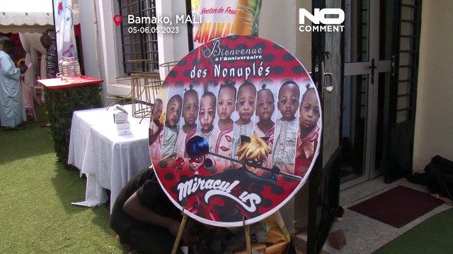 Девятерняшки празднуют свой второй день рождения