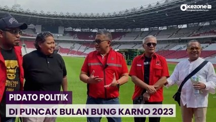 Megawati, Jokowi hingga Ganjar akan Sampaikan Pidato Politik di Puncak Bulan Bung Karno 2023