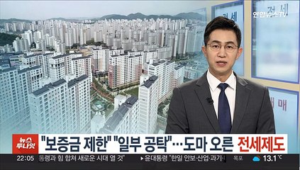 "보증금 제한" "일부 공탁"…도마 오른 전세제도
