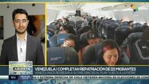 115 migrantes venezolanos completan repatriación