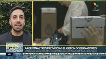 Oficialismo argentino gana elecciones en tres provincias del país