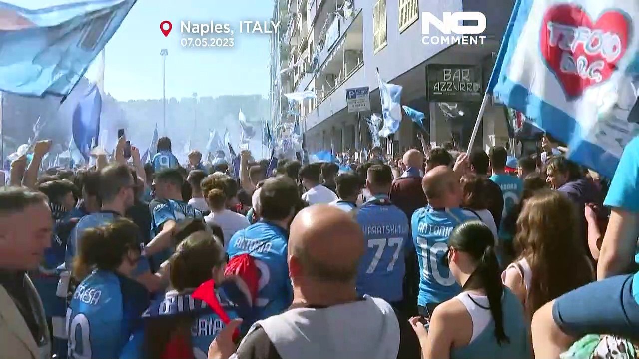 Party nonstop: Fans des SSC Neapel bleiben im Scudetto-Rausch