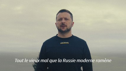 La Russie sera vaincue "de la même manière" que le nazisme l'a été en 1945, lance Zelensky