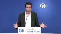El PP anima a Sánchez a seguir copiando sus propuestas como con los avales a las viviendas