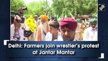 Delhi: Farmers join wrestler’s protest at Jantar Mantar