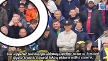 Crystal palace Fans Racism Gestures towards Son Heung-min during Substitution in Spurs vs Palace