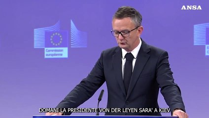 Giornata dell'Europa, domani Von der Leyen a Kiev
