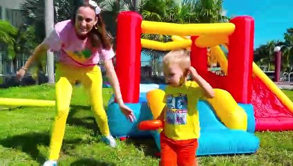 Chris and Mom Kids story about sweet machine