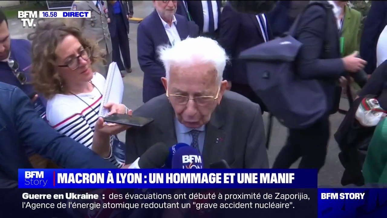 Hommage à la Résistance française: Claude Bloch, rescapé d'Auschwitz et de la prison de Montluc "satisfait" de l'hommage d'Emmanuel Macron
