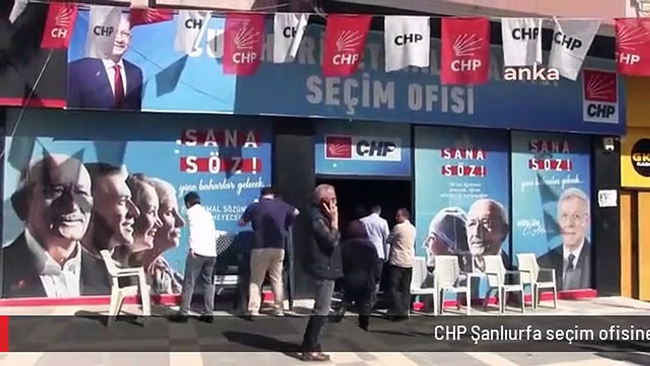 CHP Şanlıurfa seçim ofisine mermi atıldı