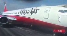 Panic as plane crash-lands at Abuja airport (Video)