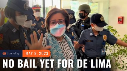 No court resolution yet on Leila de Lima’s bid for temporary freedom